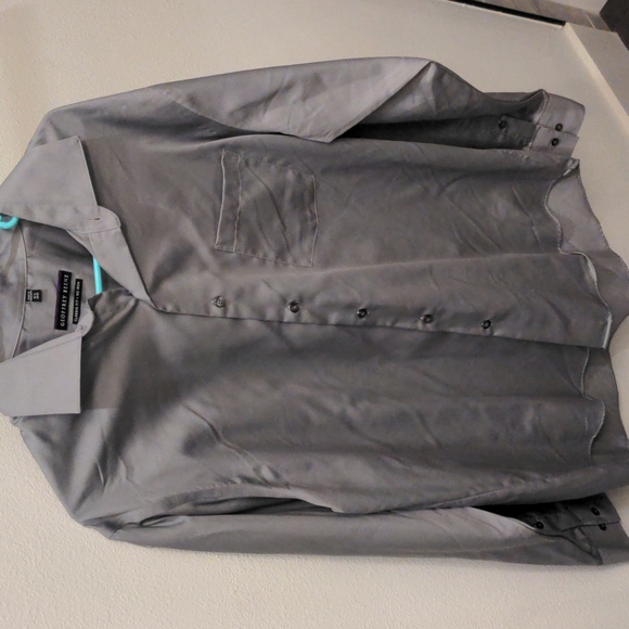 Grey men's dress shirt - Picture 2 of 3